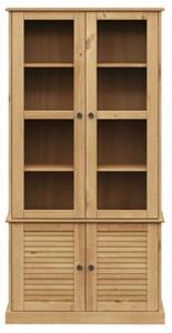 Witryna vigo, 85x35x170 cm, lite drewno sosnowe