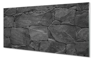 Szklany Panel Kamienny Mur Dekoracyjny