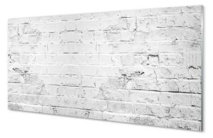 Szklany Panel Dekoracyjna Czerwona Cegła