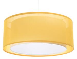 Żółta designerska lampa wisząca - S436-Estera