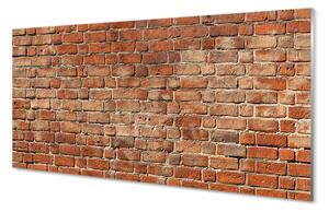 Panel szklany do Kuchni Mur Ceglany w Stylu Loft