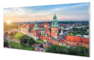 Panel Szklany Wschód Słońca nad Wawelem