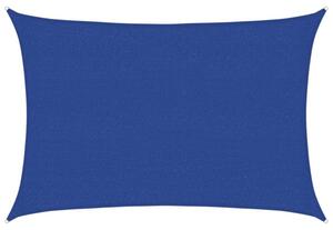 Żagiel przeciwsłoneczny, 160 g/m², niebieski, 2,5x4 m, hdpe