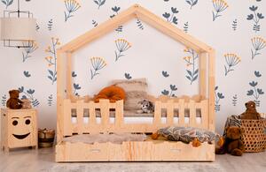 Łóżko dziecięce domek z szufladą - Kiren 5X