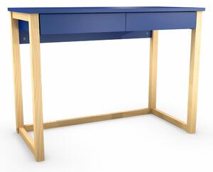 Minimalistyczne biurko do nauki niebieskie - Roler 3X 50x100