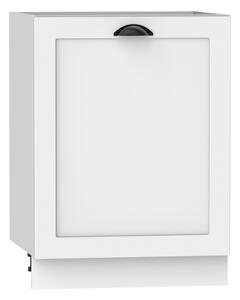 Szafka kuchenna dolna z półkami biała- Pergio 11X 60 cm