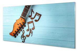 Szklany Panel Akordy na Gitarze