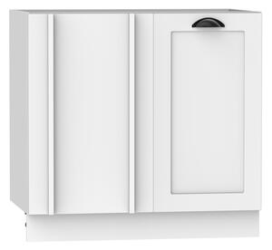Dolna szafka kuchenna narożna biała - Pergio 22X 90 cm