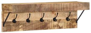 Wieszak na płaszcze Brązowy 73 x 19 x 23 cm Lite drewno mango