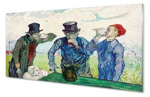 Szklany Panel Pijący - Vincent Van Gogh