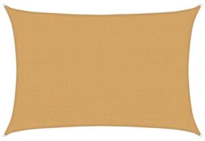 Żagiel przeciwsłoneczny, 160 g/m², piaskowy, 2,5x4 m, hdpe