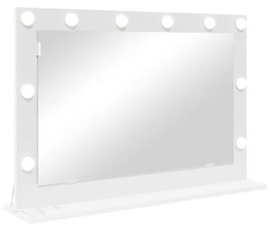 Lustro toaletowe ze LED lights z lustrem biaÅy 80 x 15 x 18 cm