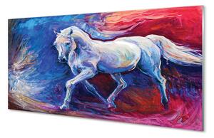 Szklany Panel Sylwetka Konia