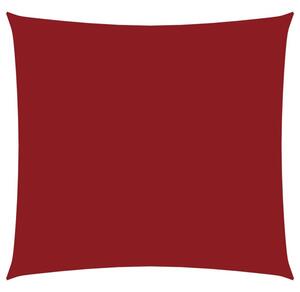 Żagiel ogrodowy, tkanina oxford, kwadrat, 2,5x2,5 m, czerwony
