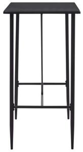 Stolik barowy, czarny, 120 x 60 x 110 cm, mdf