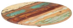 Okrągły blat stołu, 40 cm, 15-16 mm, lite drewno odzyskane