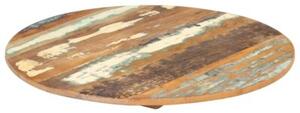 Okrągły blat stołu, 40 cm, 15-16 mm, lite drewno odzyskane