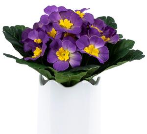Sztuczny kwiat Pierwiosnek fioletowy, 24 cm