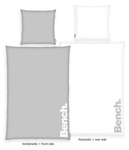 Bench Pościel bawełniana szaro-biały, 140 x 200 cm, 70 x 90 cm