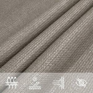 Żagiel przeciwsłoneczny, 160 g/m², jasnoszary, 3,6x3,6x3,6 m