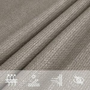 Żagiel przeciwsłoneczny, 160 g/m², jasnoszary, 2x4,5 m, hdpe