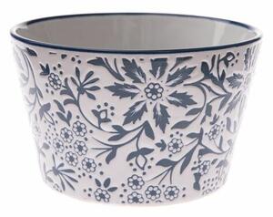 Miska ceramiczna Niebieski kwiat, 570 ml