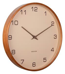 Zegar ścienny Karlsson 5993SB design beżowy,średnica 40 cm