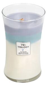 Świeca zapachowa Trilogy Calming Retreat WoodWick duży wazon