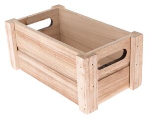 Drewniane pudełko Karasi, naturalny, 21,5 x 12,5 x 9,5 cm