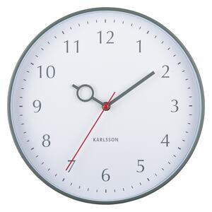 Karlsson 5992GR designerski zegar ścienny zielony,śr. 30 cm
