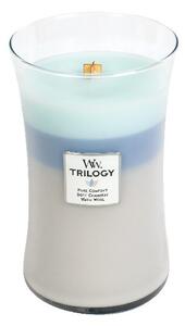 Świeca zapachowa Trilogy Woven Comforts WoodWick duży wazon