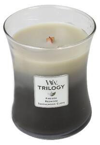 Świeca zapachowa Trilogy Warm Woods WoodWick średni wazon