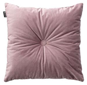 Poduszka kwadratowa Velvet z guzikiem