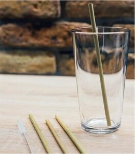 Zestaw słomek bambusowych ze szczotką, 5 szt