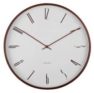 Zegar ścienny Karlsson 6014WH biały, średnica 40cm