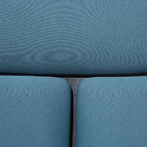 Krzesło biurowe niebiesko-czarne regulacja wysokości ergonomiczne Delight Beliani