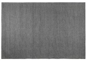 Ręcznie tkany dywan z wełny do salonu niskie włosie ciemnoszary 160 x 230 cm Kilis Beliani