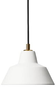 Lampa Wisząca Made By Hand, Workshop W1, ściemnialny, biały, jadalnia, aluminium, design