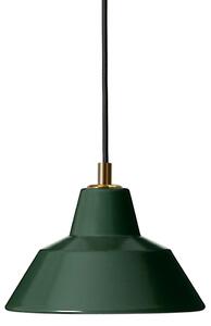 Lampa Wisząca Made By Hand, Workshop W1, ściemnialny, zielony, salon, aluminium, design