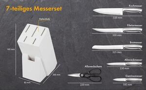 Classbach 7-częściowy zestaw noży MBS 4018, biały