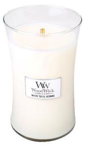Świeca zapachowa White Tea & Jasmine WoodWick średni wazon