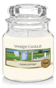 Świeca zapachowa Clean Cotton Yankee Candle mała