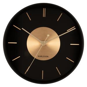 Karlsson 5918BK designerski zegar ścienny 35 cm, czarny