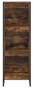 Szafka na książki dąb dymny 40 x 30 x 121 cm