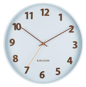 Karlsson 5920LB designerski zegar ścienny 40 cm, soft blue