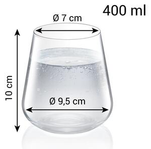 Tescoma Szklanka GIORGIO 400 ml, 6 szt