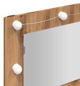 Szafka lustrzana z oświetleniem LED artisan oak 90x31,5x62 cm
