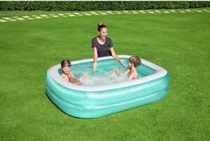 Bestway Zielony czworokątny basen rodzinny, 200 x 146 x 48 cm