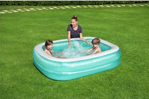 Bestway Zielony czworokątny basen rodzinny, 200 x 146 x 48 cm
