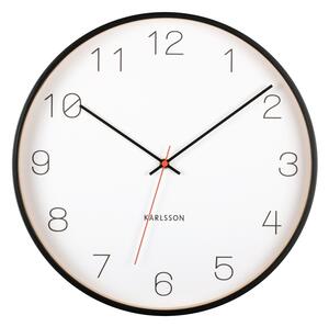 Karlsson 5926BK designerski zegar ścienny 40 cm, czarny